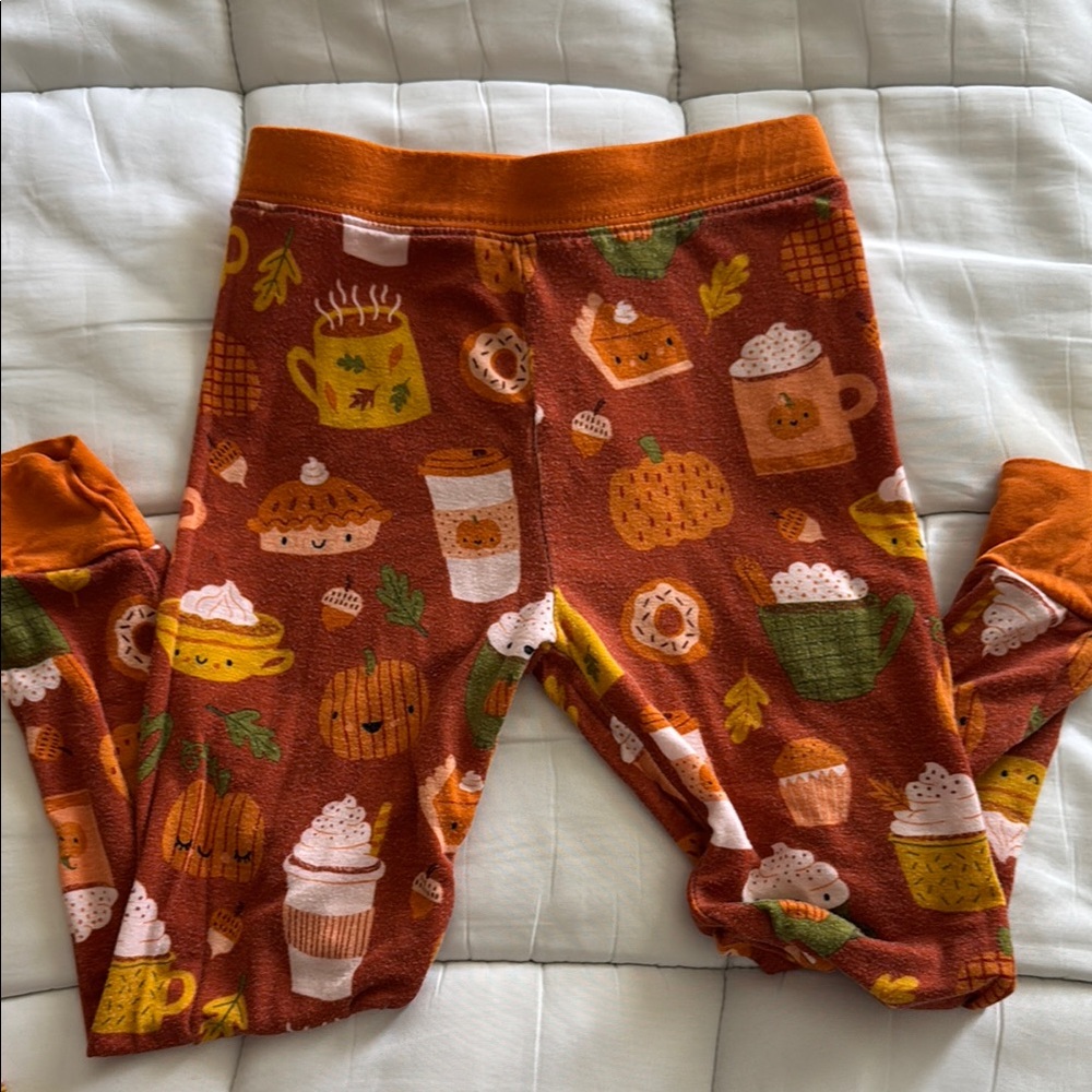 Little Sleepies Pumpkin Spice Two Piece PJs